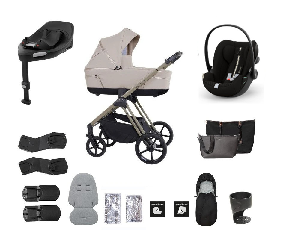 E-shop ESPIRO výhodný set Miloo 2025 + Cybex Cloud G Plus so základňou, 219 White Pearl