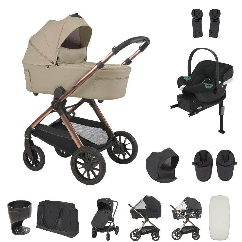 Espiro výhodný set Code 2025 + Cybex Aton B2 so základňou, 04 tender green