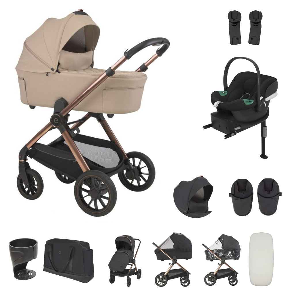 Espiro výhodný set Code 2025 + Cybex Aton B2 so základňou, 19 loving beige