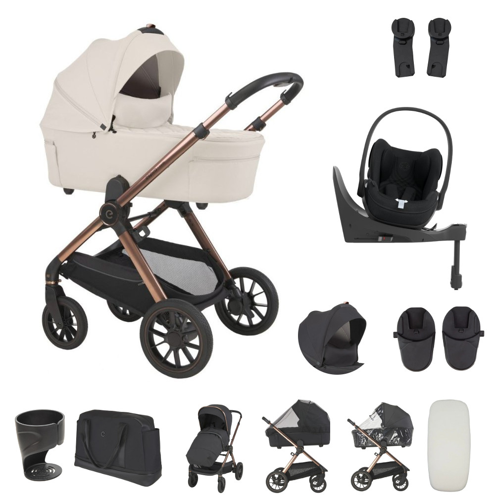 Espiro výhodný set Code 2025 + Cybex Cloud T Plus so základňou, 09 brave ecru