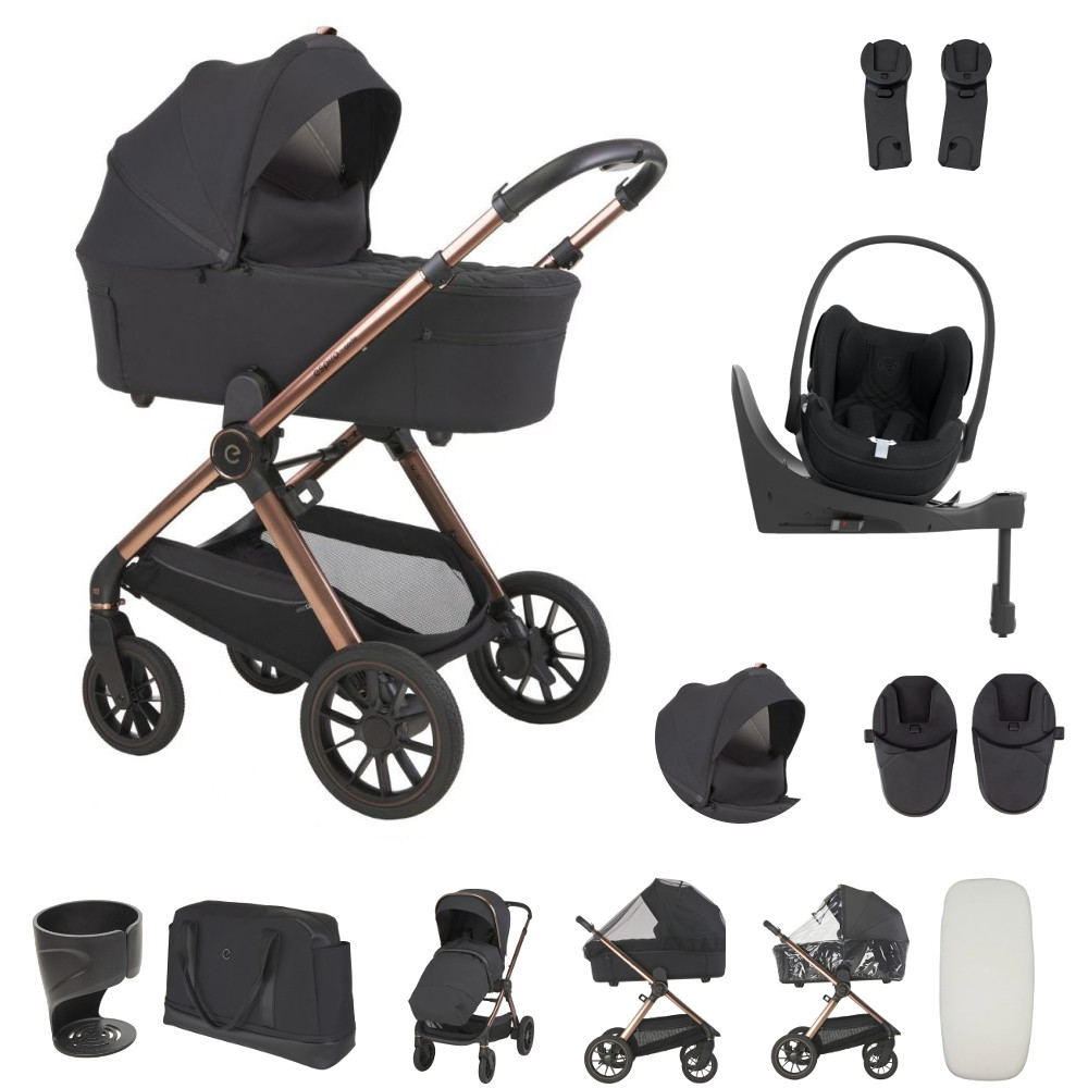 Espiro výhodný set Code 2025 + Cybex Cloud T Plus so základňou, 10 clever black