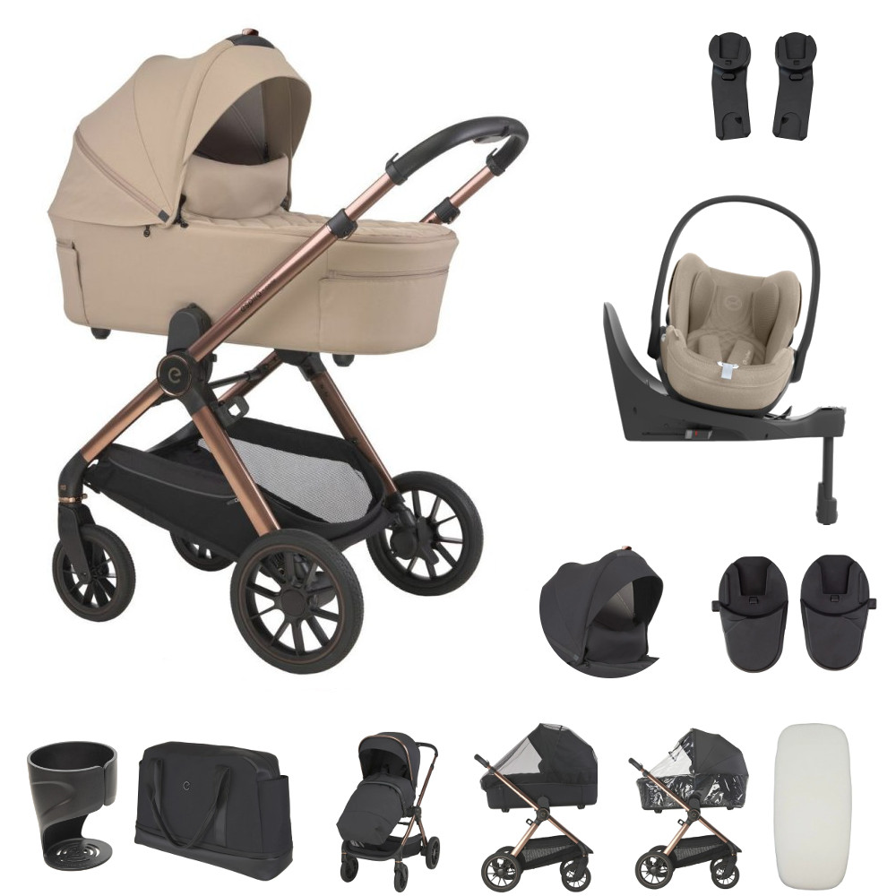 Espiro výhodný set Code 2025 + Cybex Cloud T Plus so základňou, 19 loving beige