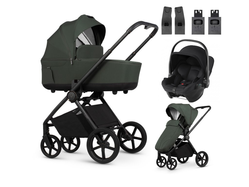 Venicci kočík CLARO 4v1 s Baby Safe Core, Forest + adaptéry