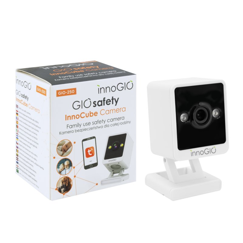 E-shop innoGIO Domáca Smart Wi-fi kamera GIOsafety InnoCube