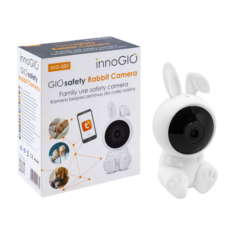 E-shop innoGIO Domáca Smart Wi-fi kamera GIOsafety Rabbit