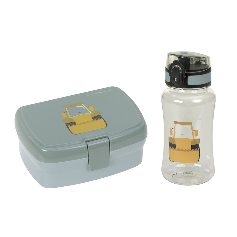 E-shop Lässig KIDS LÄSSIG Lunch Set Tiny Drivers excavator