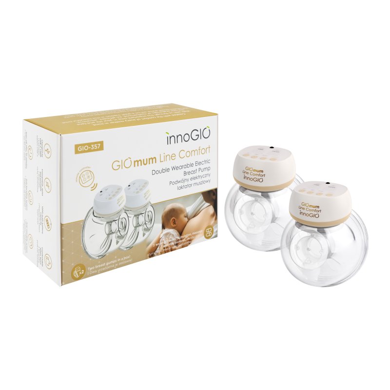 E-shop innoGIO Prenosná elektrická odsávačka GIOmum Line Comfort Double