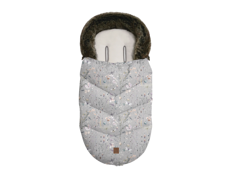 E-shop KikkaBoo Fusak zimný Luxury Dreamy Fields Grey