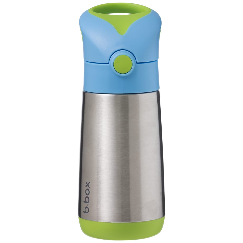 E-shop B.BOX Termoska na pitie so slamkou 350 ml - modrá