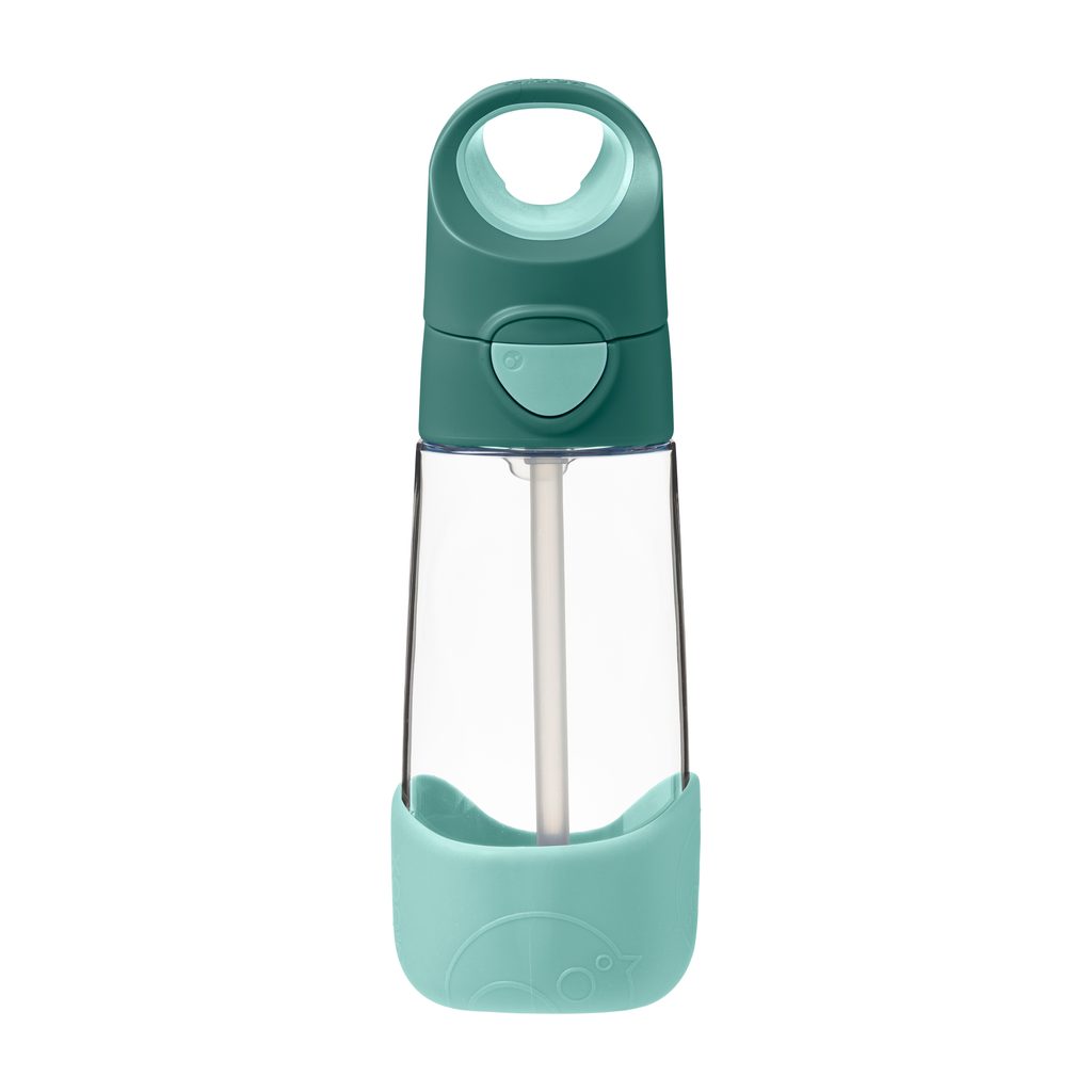 E-shop B.BOX Fľaša na pitie so slamkou 450 ml - emerald forest