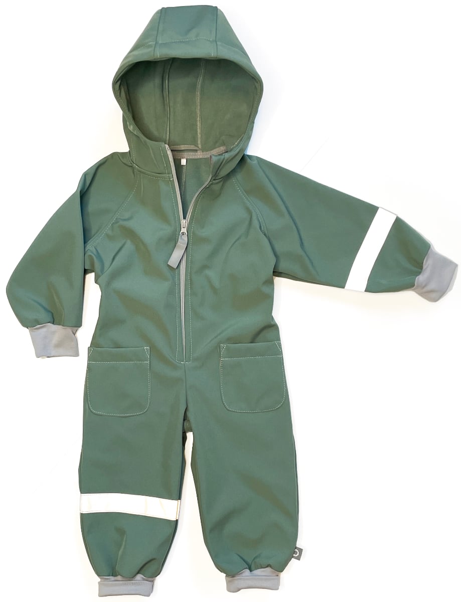 E-shop PINKIE softshellová kombinéza Green/Grey Varianta / veľkosť: 98-104