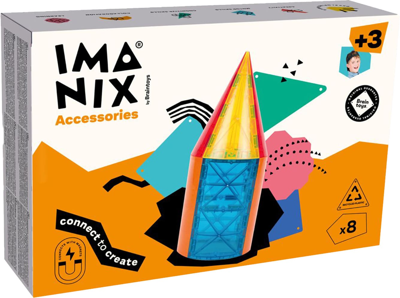 E-shop MAGNETICKÁ STAVEBNICA IMANIX CLASSIC CURVED - 8KS