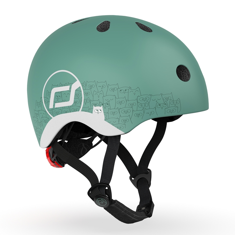E-shop Scoot&Ride Scoot&Ride® Detská reflexná prilba XXS-S farba:forrest