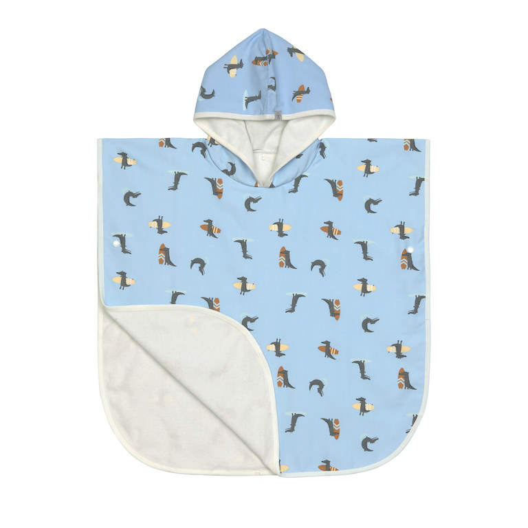 E-shop Lässig SPLASH LÄSSIG Beach Poncho 2025 crocodile sky blue