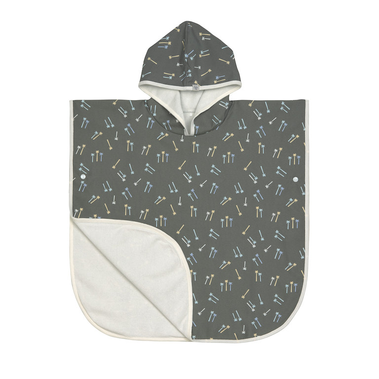 E-shop Lässig SPLASH LÄSSIG Beach Poncho 2025 palms deep olive