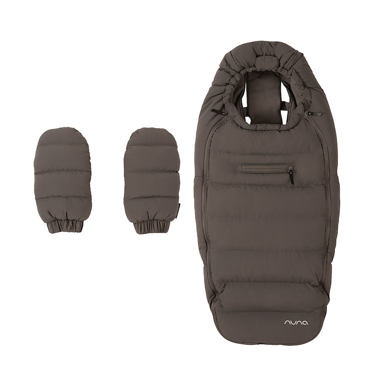 E-shop Nuna winter stroller set footmuff & gloves w/bag thunder