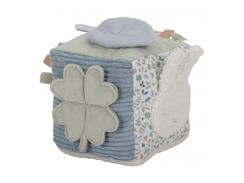 E-shop Little Dutch Kocka textilna králiček Miffy Lucky Leaves
