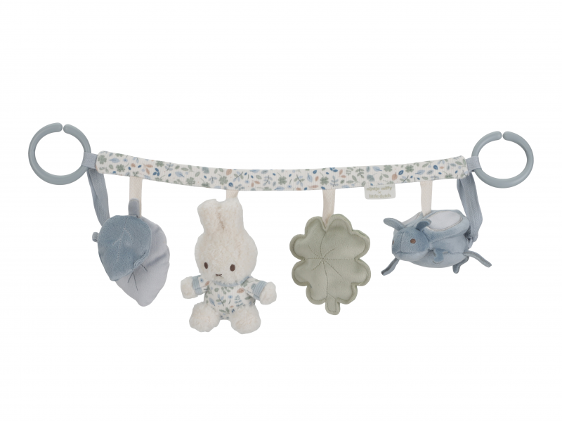 E-shop Little Dutch Reťaz na kočík králiček Miffy Lucky Leaves