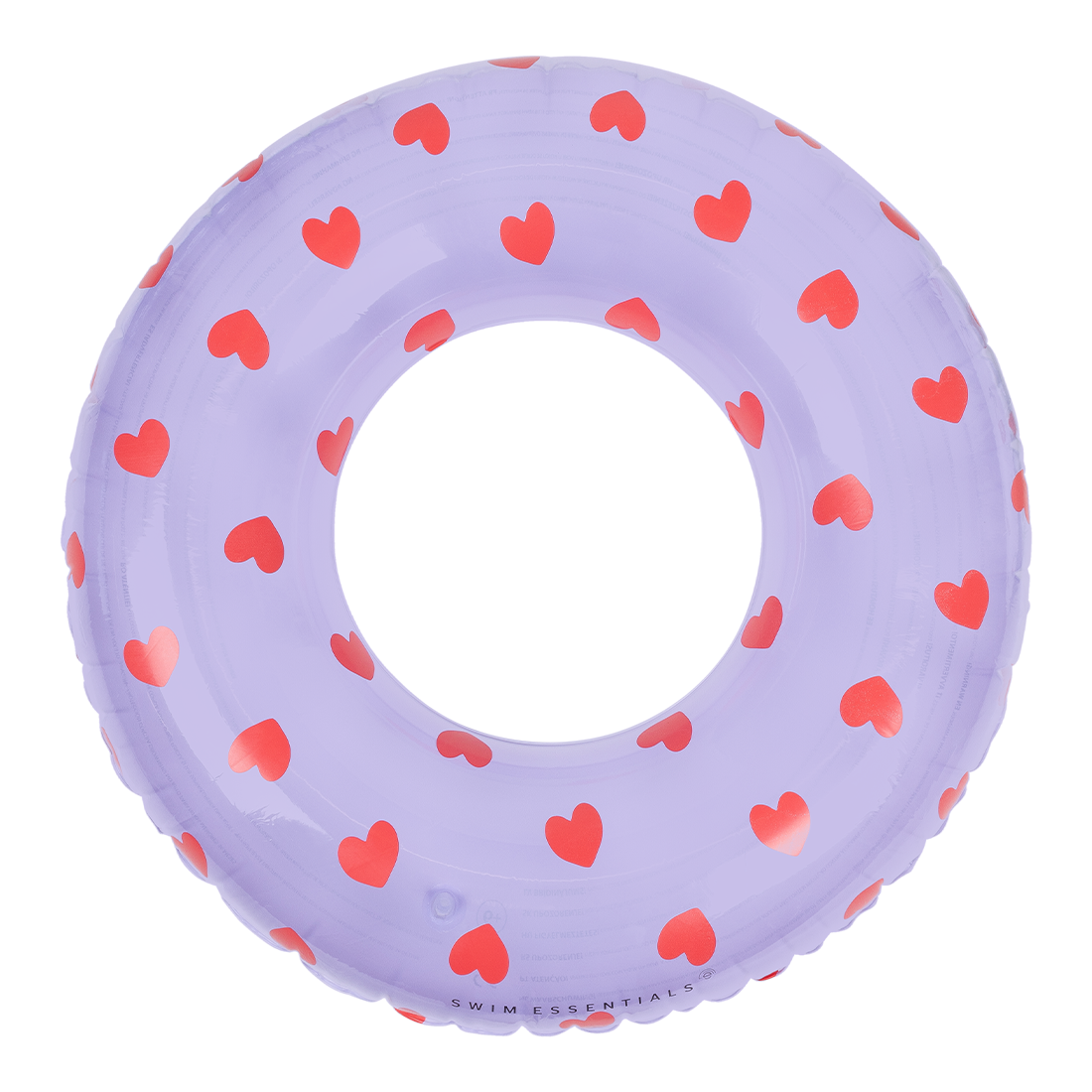 E-shop Swim Essentials Nafukovacie koleso Hearts transparent 90 cm