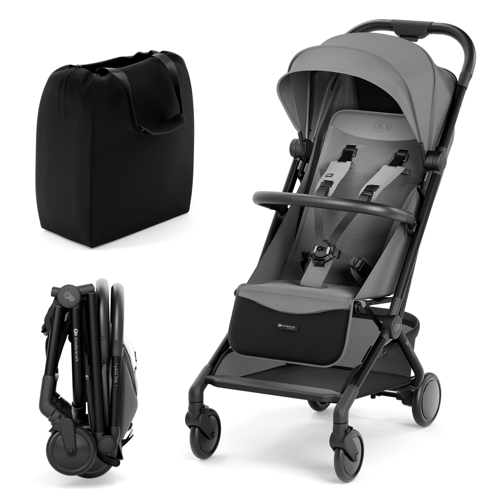 E-shop KINDERKRAFT SELECT Kočík športový Pilot 2 Grey