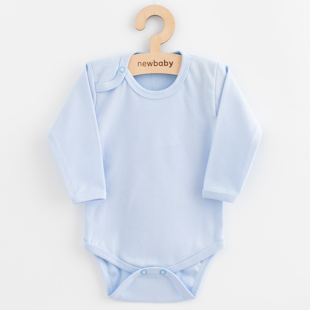 E-shop Dojčenské body celorozopínacie New Baby Classic II modré, 50 - 57502