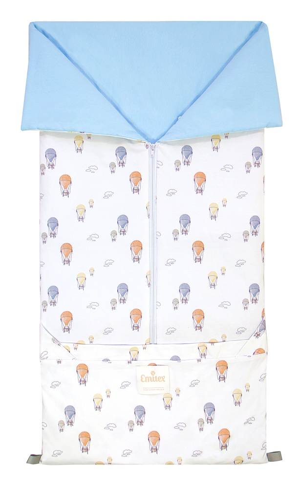 E-shop Emitex Fusak 2v1 BARY bavlna/bavlna - Magic sky + Baby Blue
