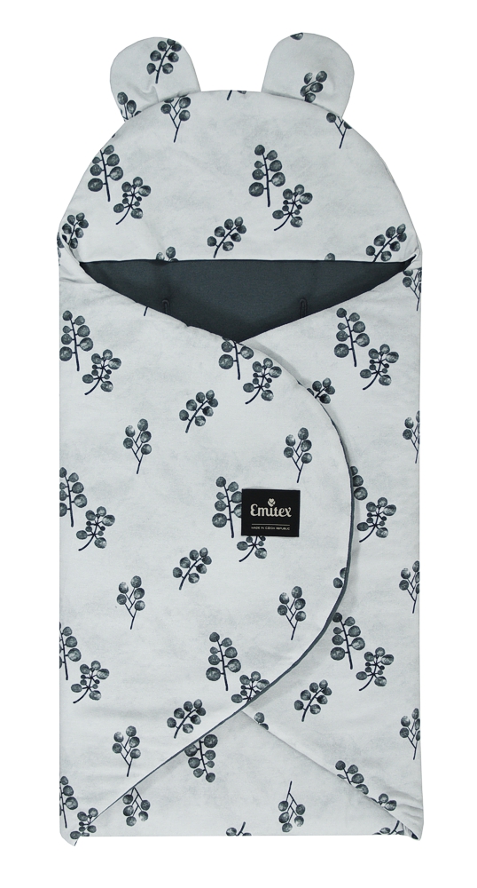 E-shop Emitex Zavinovačka UNI Grey Blooms