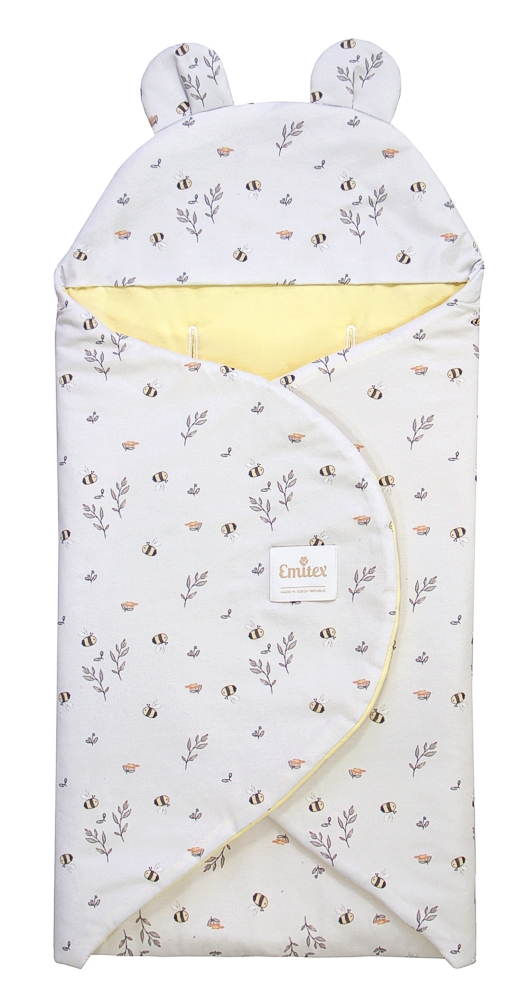 E-shop Emitex Zavinovačka UNI Little Bee + Light Yellow