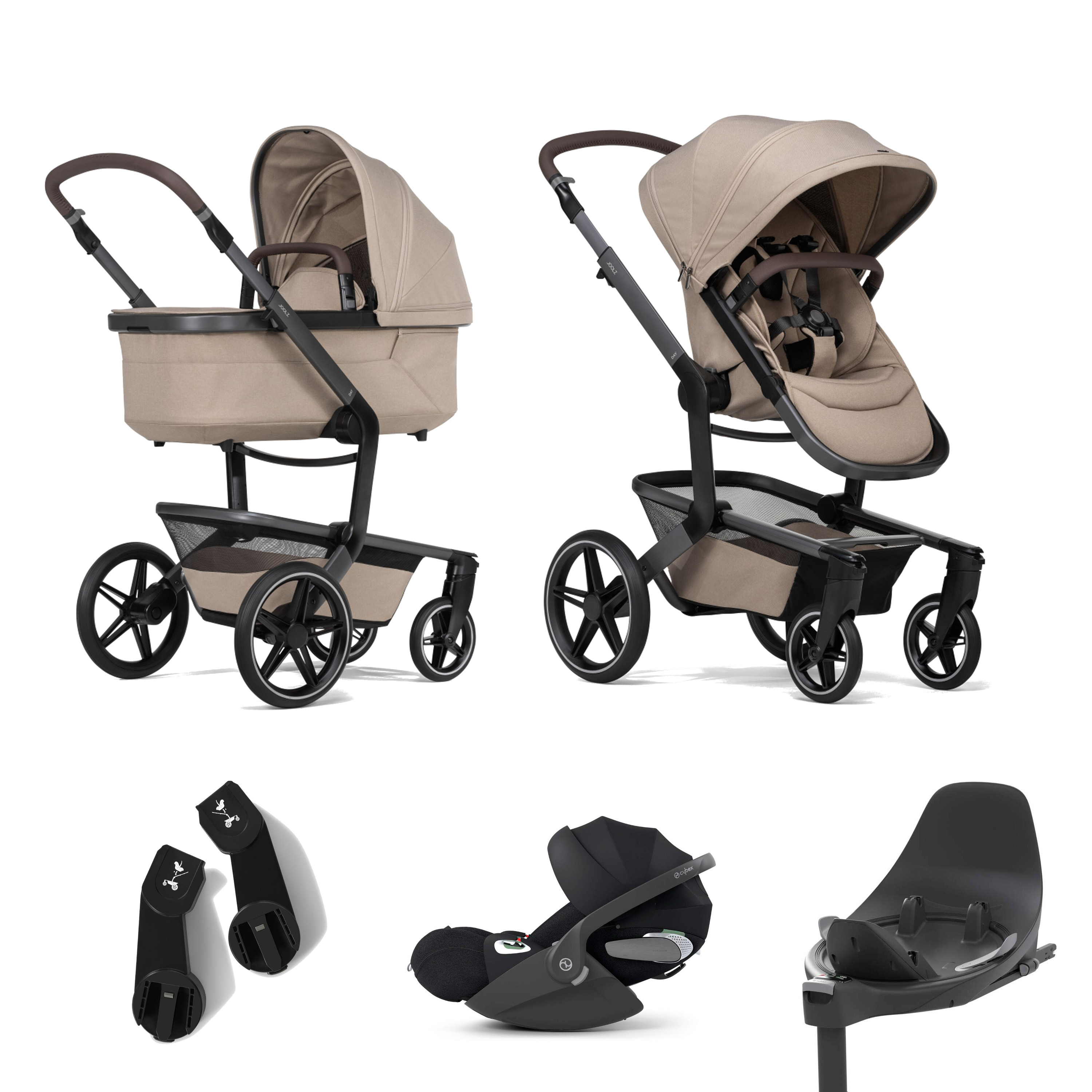 E-shop Joolz Day5 Sandy Taupe + Cybex Cloud T Plus + Base T