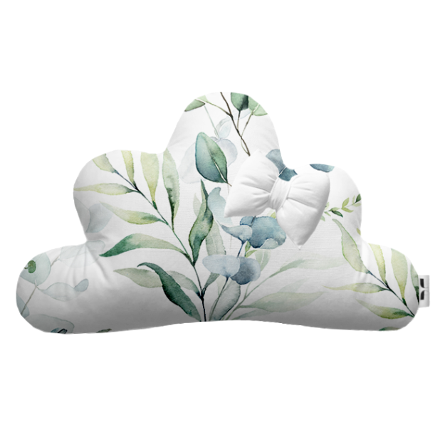 E-shop LevinFelin Vankúš Oblak bavlnený (35x20cm), encalyptus