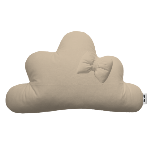 E-shop LevinFelin Vankúš Oblak bavlnený (35x20cm), svetlobéžová