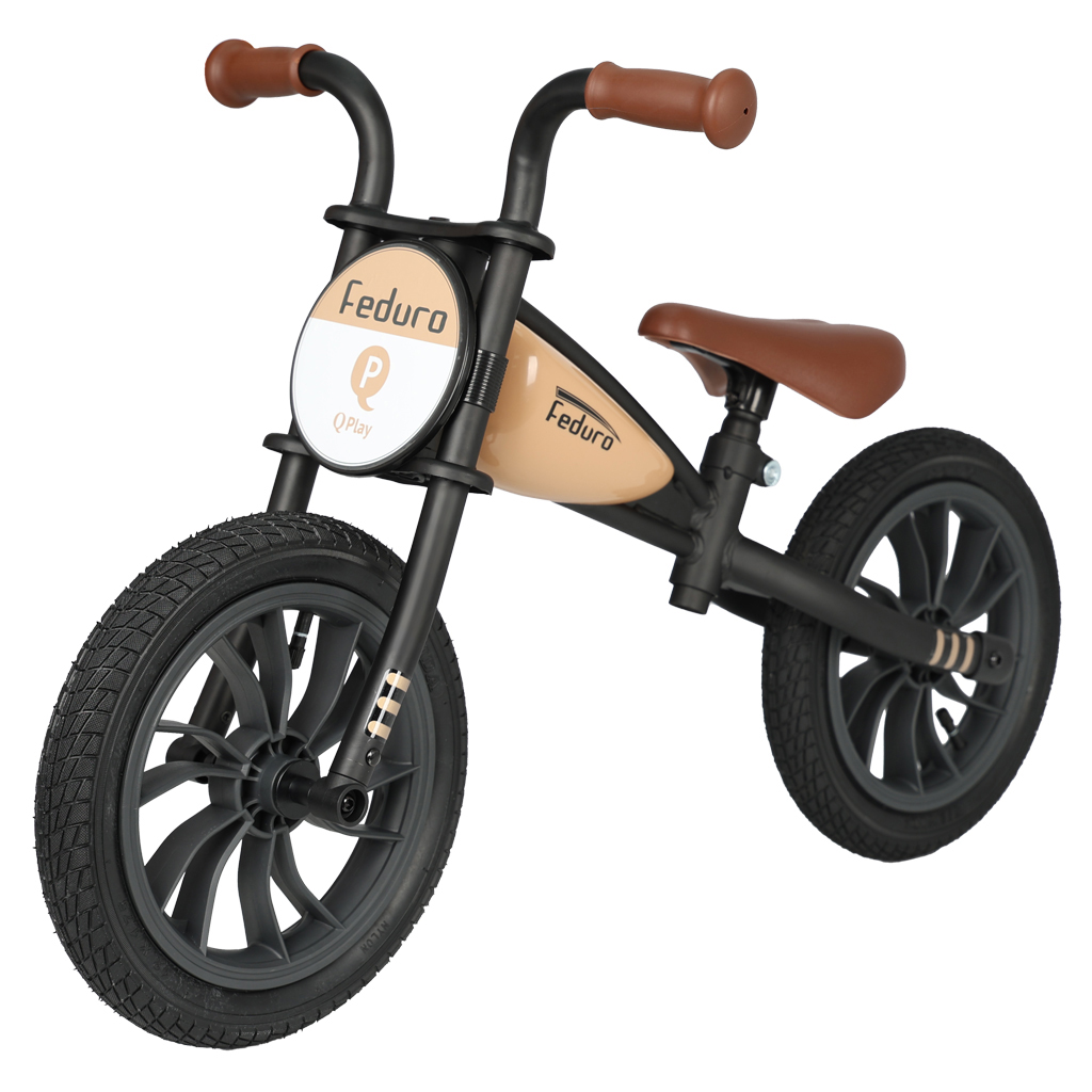 E-shop QPLAY Odrážadlo Feduro Beige, vek 3-6 rokov, do 30 kg