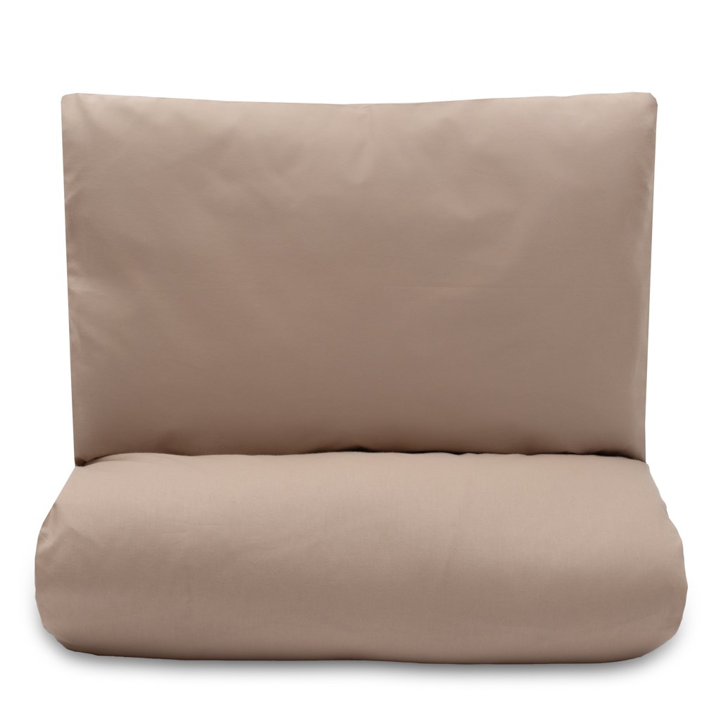 E-shop Bavlnený set do postieľky s výplňou New Baby 90x120 cm cappuccino - 57438