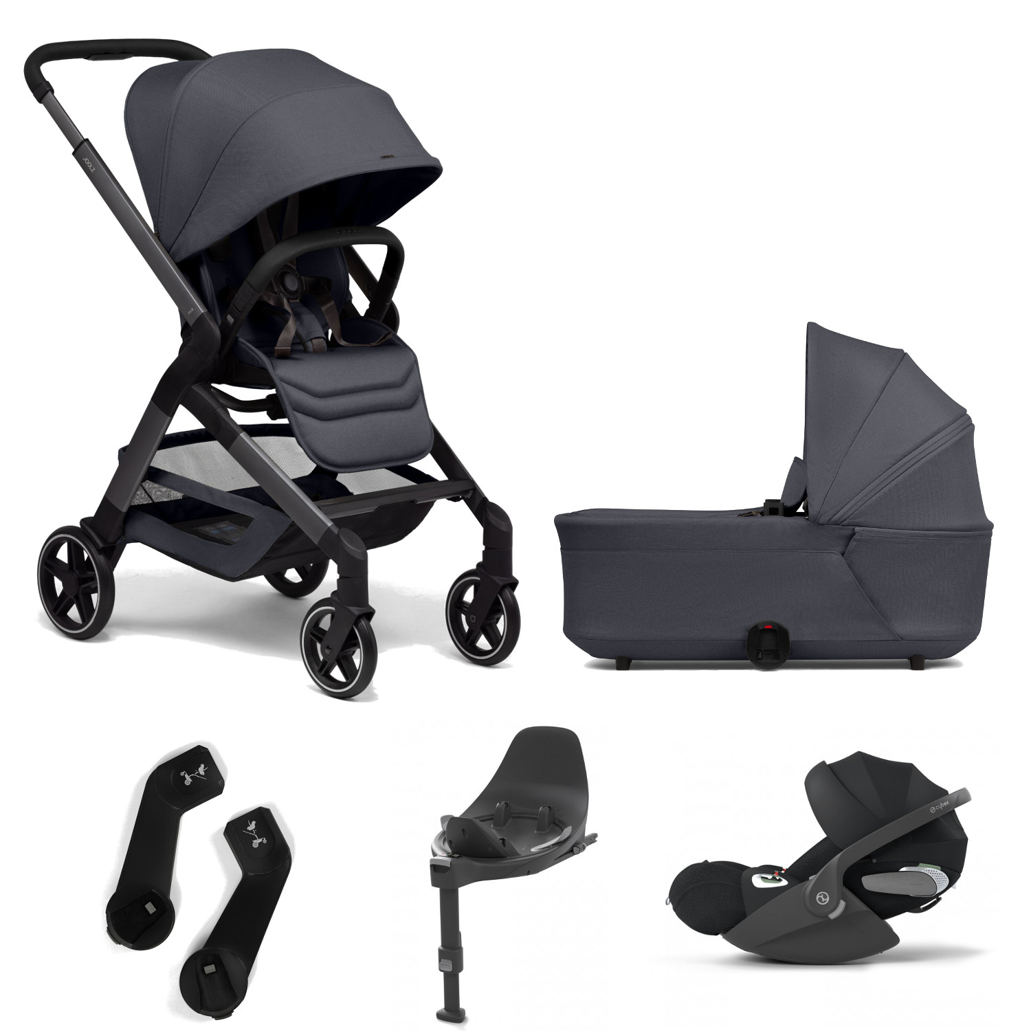 E-shop Joolz výhodný set Hub² + Cybex Cloud T Plus + Base T, Stone grey