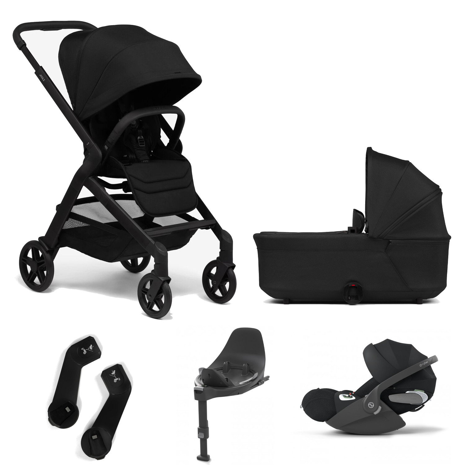 E-shop Joolz výhodný set Hub² + Cybex Cloud T Plus + Base T, Space black