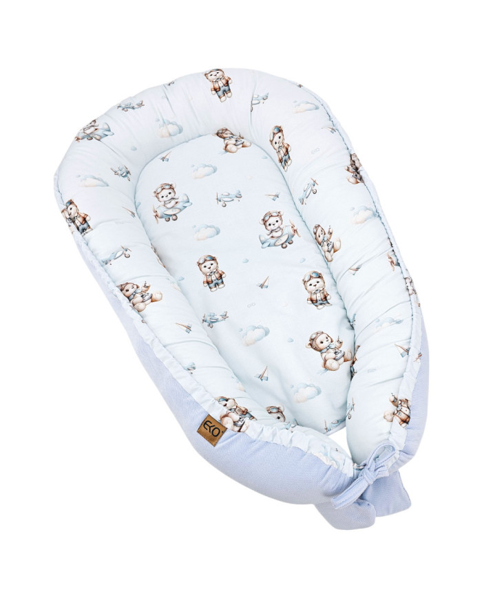 E-shop EKO VELVET kokon pre bábätko CO-09 Pilot Bear
