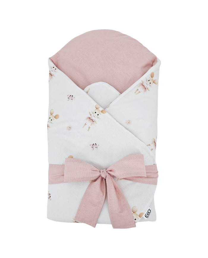 E-shop EKO Zavinovačka bavlnená s potlačou a s kokosom RO-15 BALLERINA MOUSE