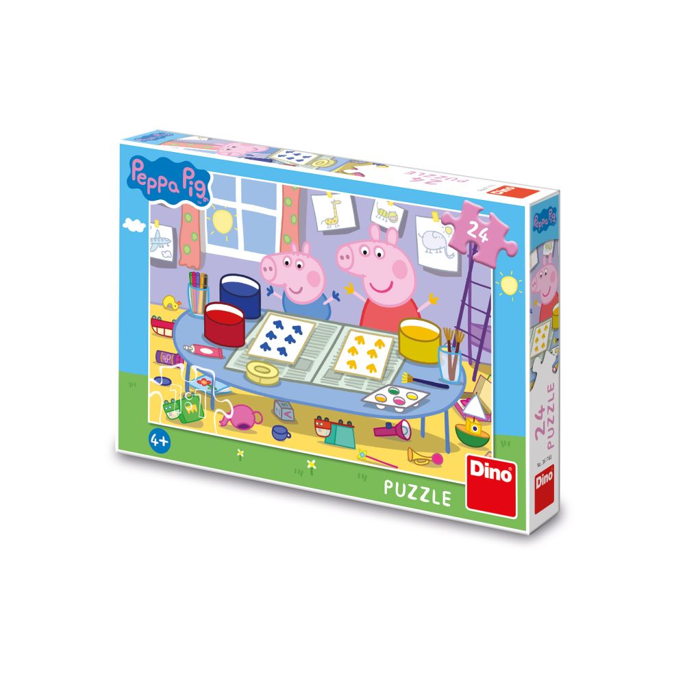 E-shop Dino PEPPA PIG: VÝTVARNÍK 24 Puzzle