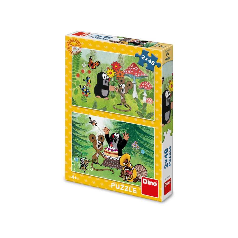 E-shop Dino KRTKO: OSLAVA 2x48 Puzzle