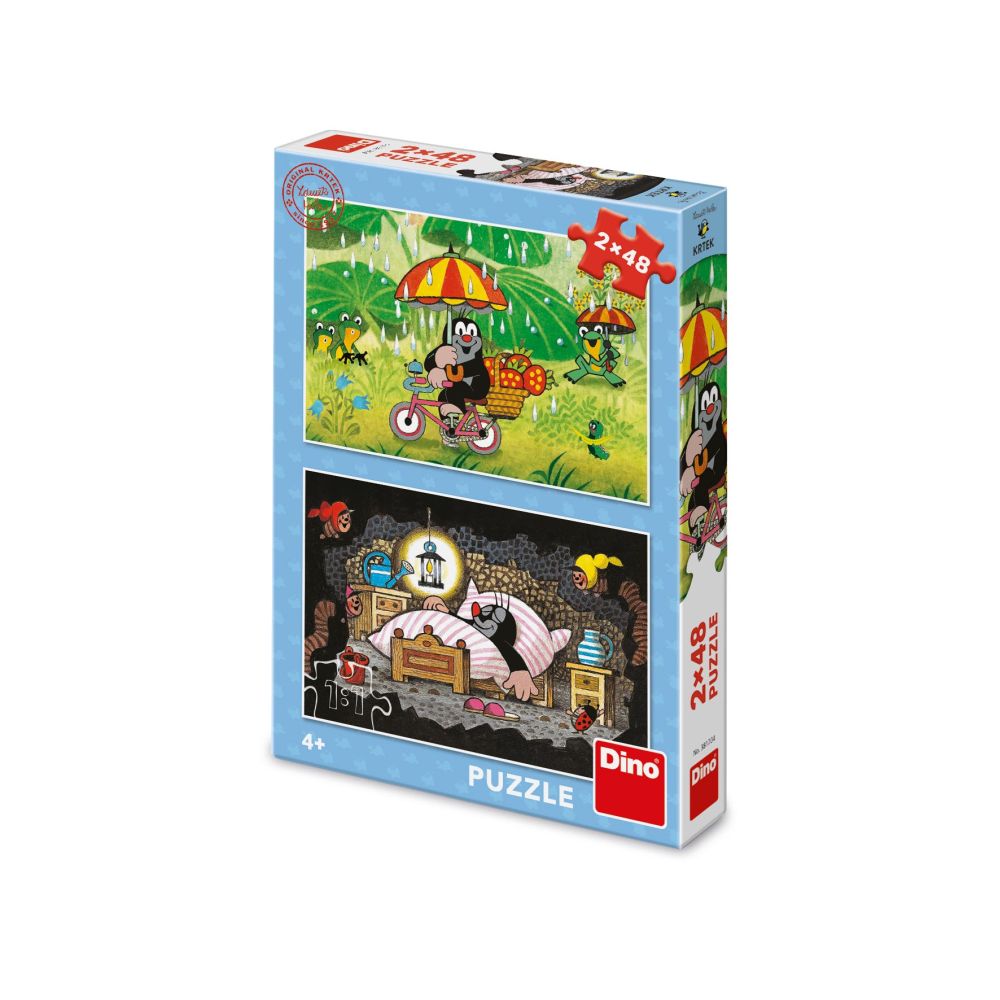 E-shop Dino KRTKOV DEŇ 2x48 Puzzle