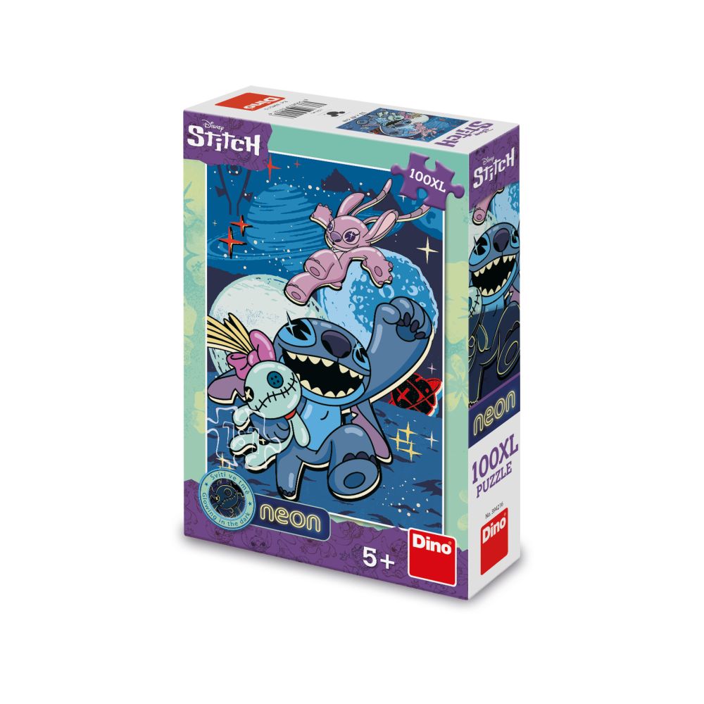 E-shop Dino STITCH 100 XL neón Puzzle