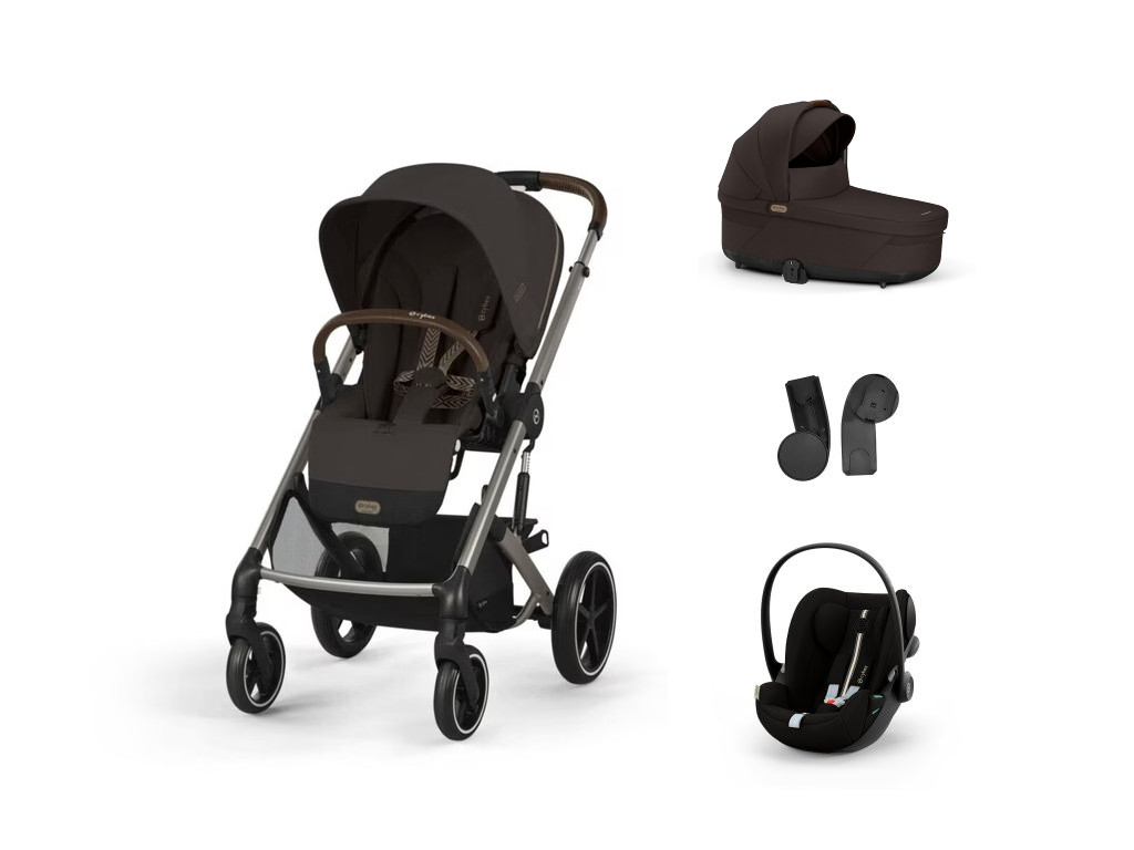 E-shop Cybex Balios S LUX, bundle set S 2025, chocolate brown