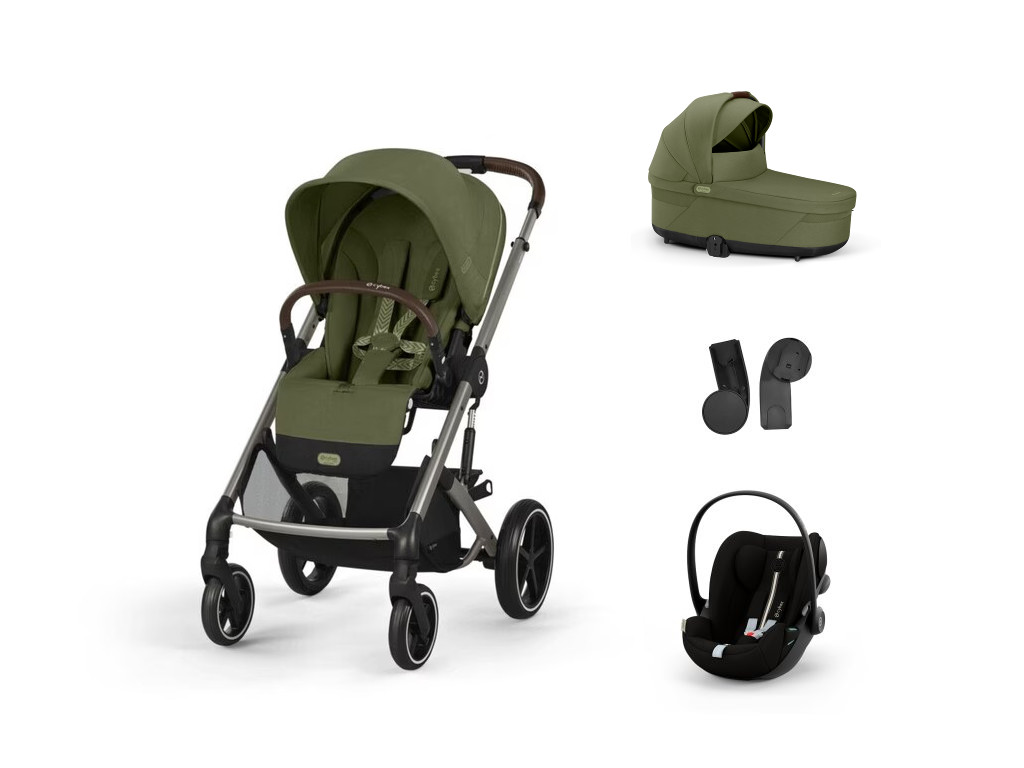 E-shop Cybex Balios S LUX, bundle set S 2025, moss green
