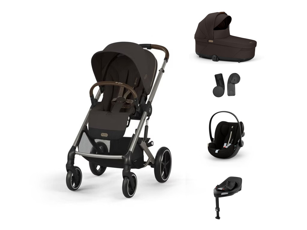 E-shop Cybex Balios S LUX, bundle set M 2025, chocolate brown