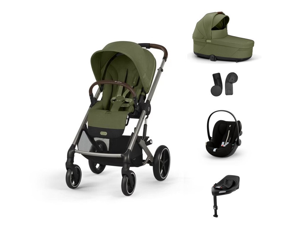 E-shop Cybex Balios S LUX, bundle set M 2025, moss green