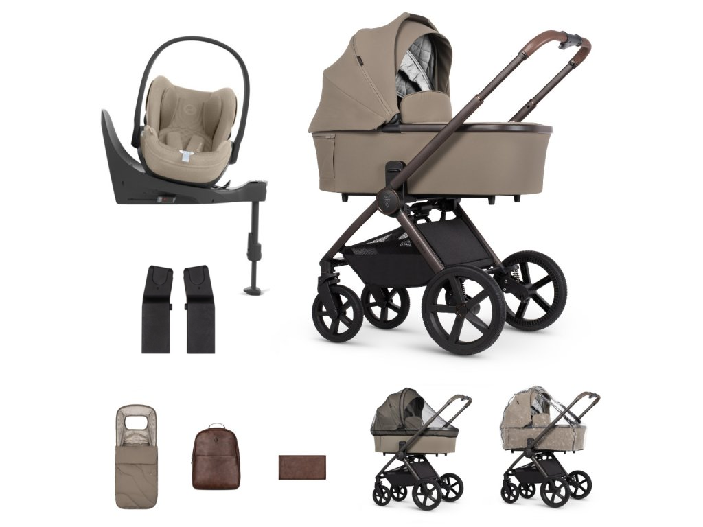 E-shop Venicci kočík Tinum UPline 2, Powder SE + Cybex Cloud T Plus so základňou