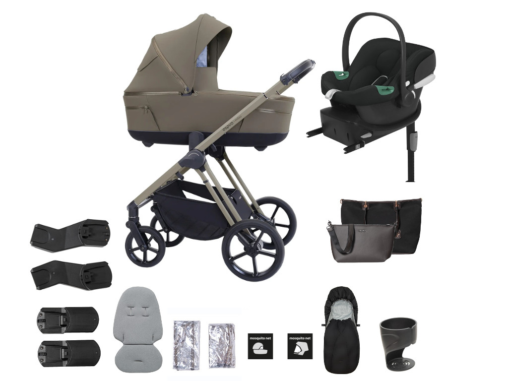 ESPIRO výhodný set Miloo 2025 + Cybex Aton B2 so základňou, 209 Charming Touch