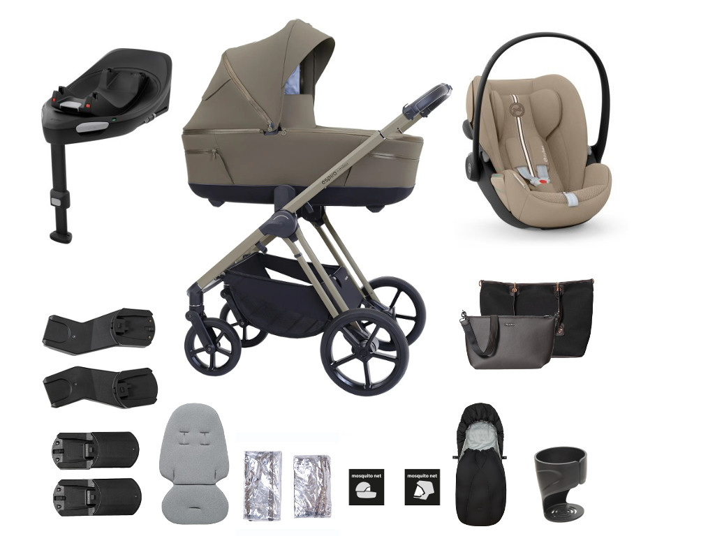 ESPIRO výhodný set Miloo 2025 + Cybex Cloud G Plus so základňou, 209 Charming Touch