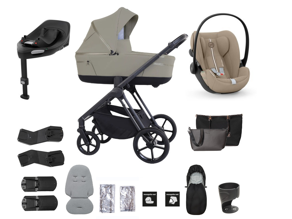 ESPIRO výhodný set Miloo 2025 + Cybex Cloud G Plus so základňou, 217 Cashmere Beige