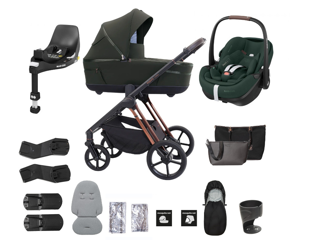 ESPIRO výhodný set Miloo 2025 + MC Pebble Pro 2 so základňou, 204 Luxury Green